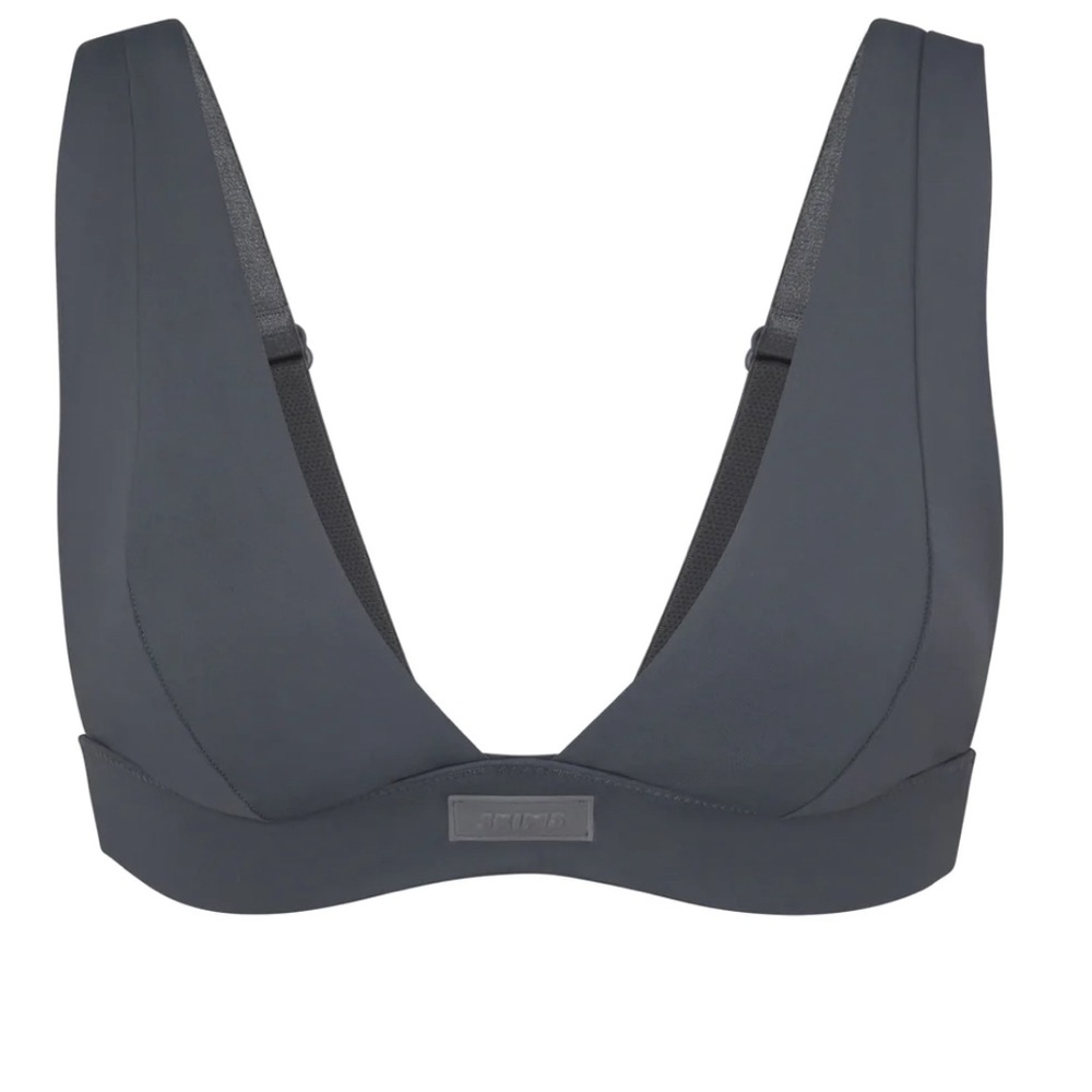SKIMS NWT Bikini Bundle - Sculpting Bottoms/Plunge Top - Gunmetal